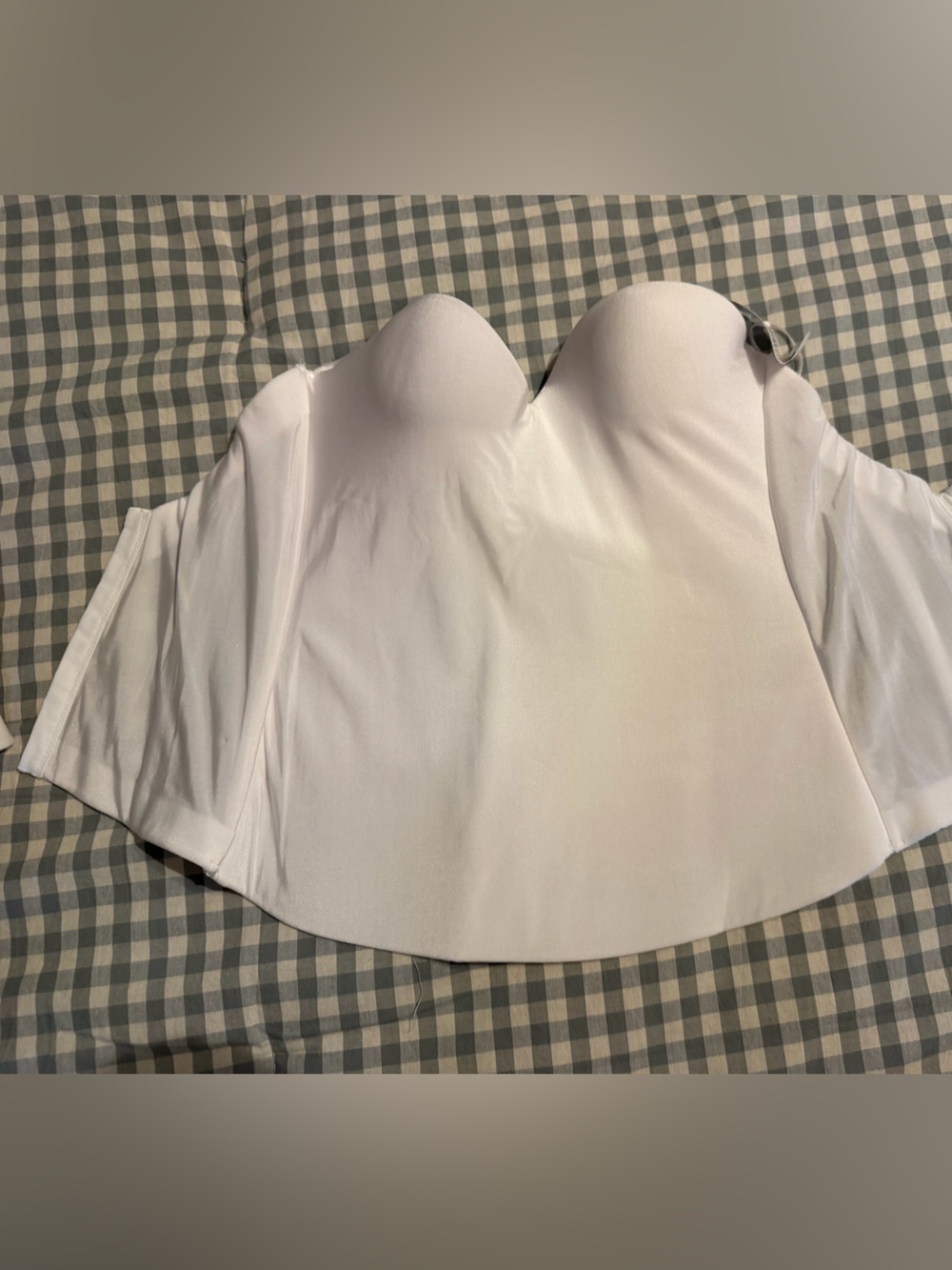 Women's White Corset Bra